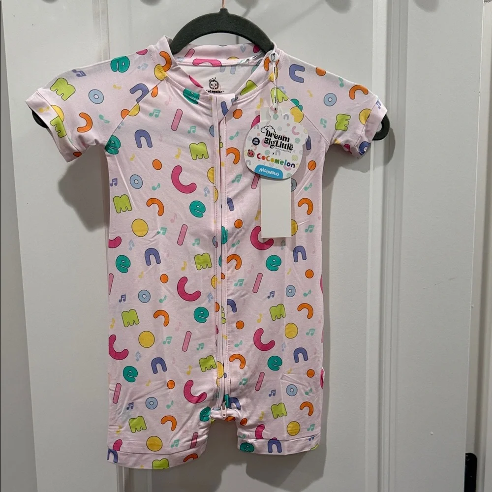 Cocomelon Letters Bamboo Shorty Zippy size 2T NWT by Dream Big Little Co.